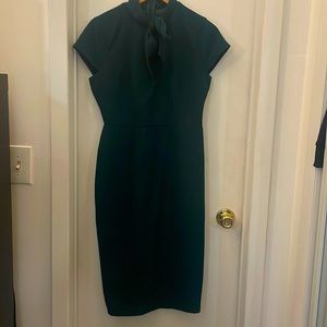 Beautiful dark green dress by Alexa Admor!